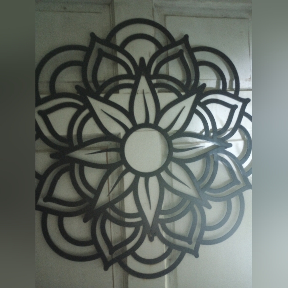 Metal wall decor